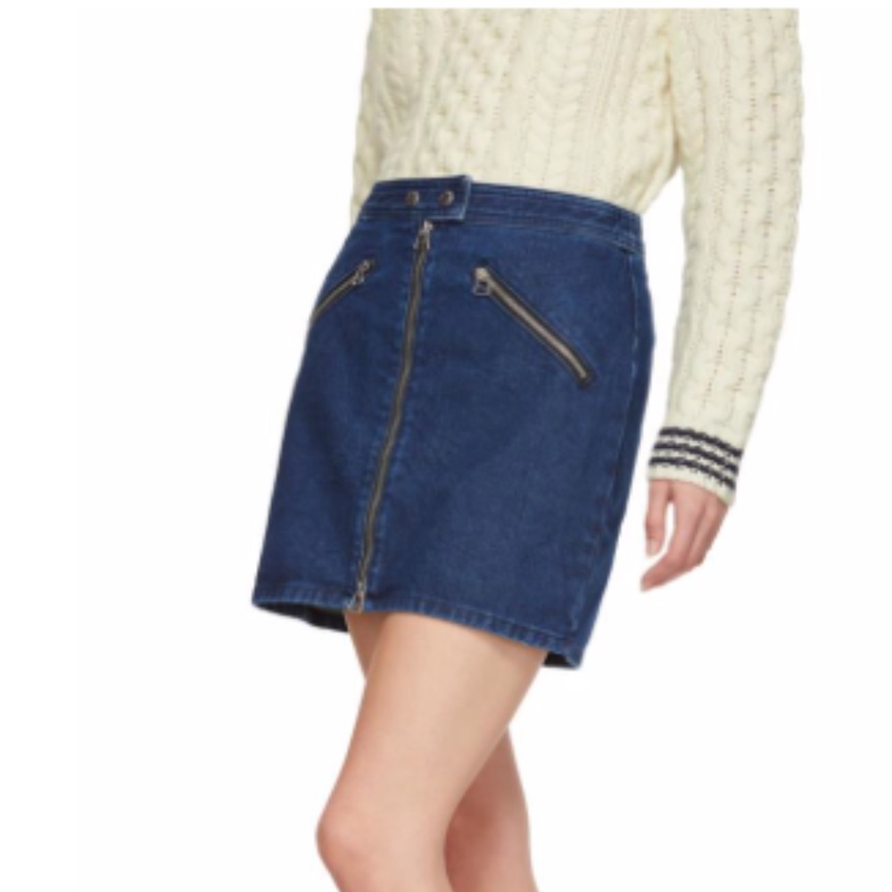 RAG & BONE RACER SKIRT ~ NWOT